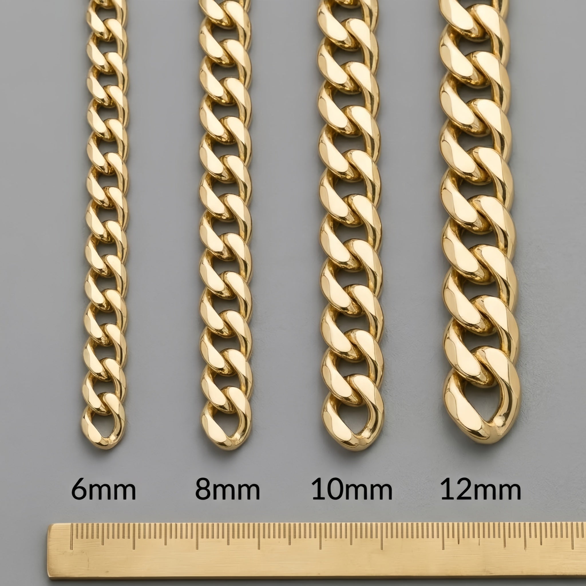 14K Gold Solid Handcrafted Cuban Link Bracelet