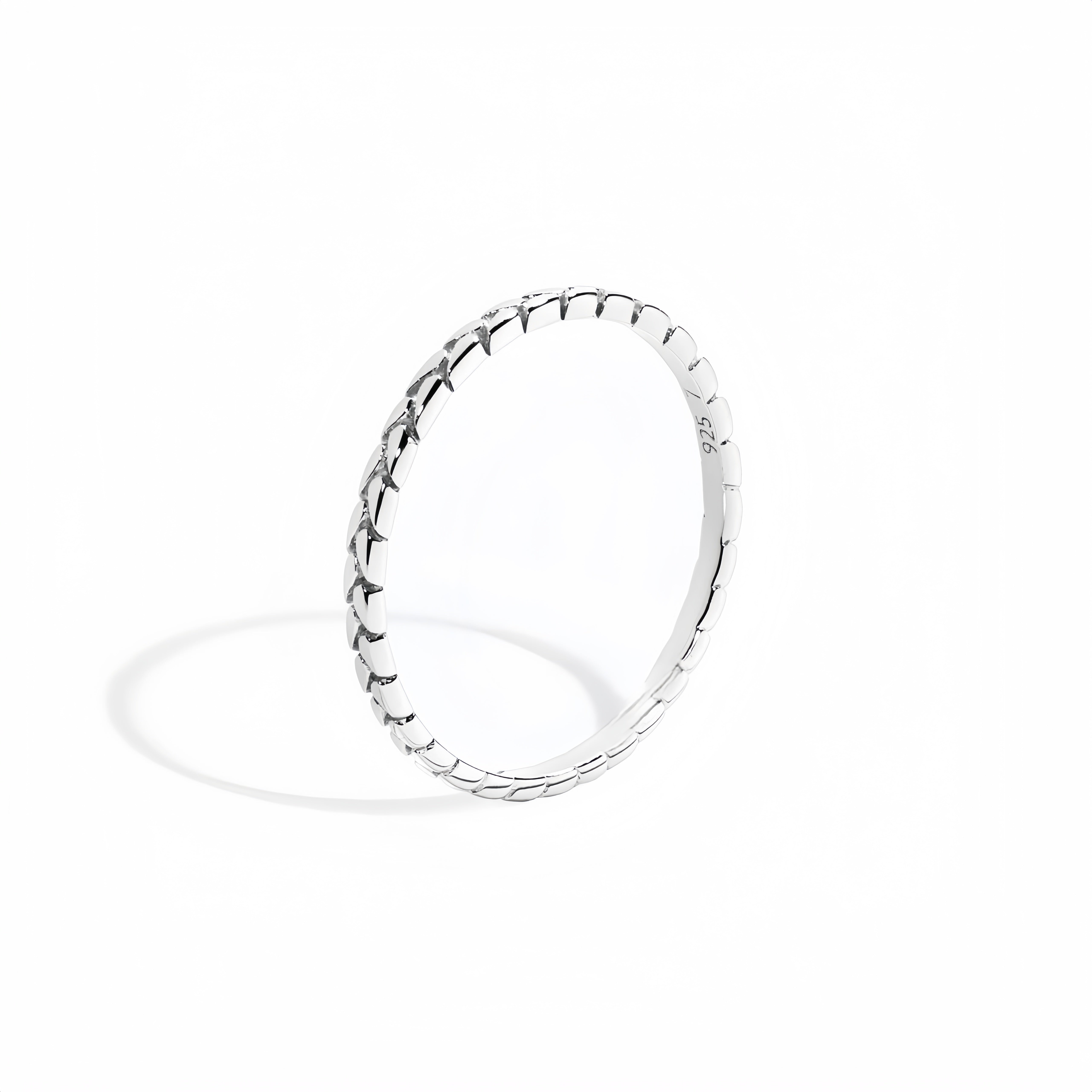 Dainty Braid Stacking Ring
