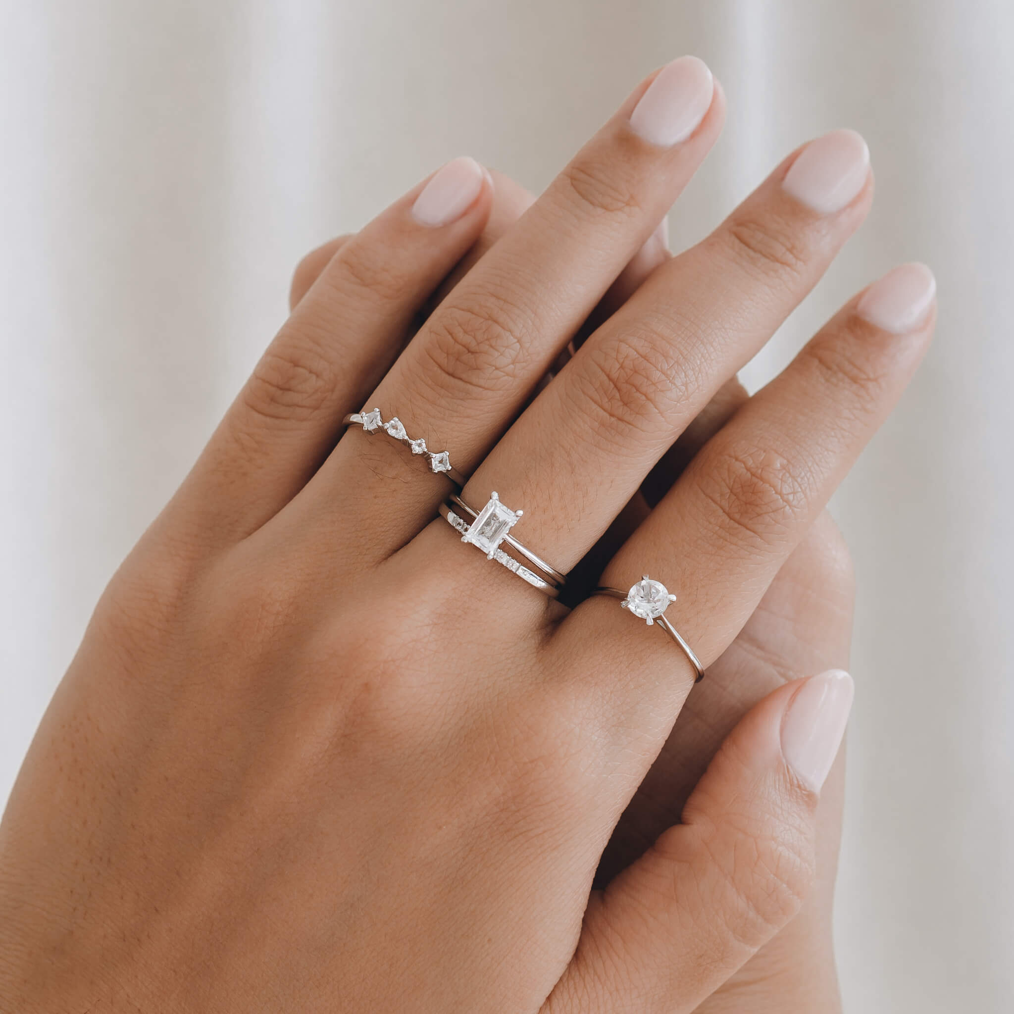 Pure Round Topaz Ring