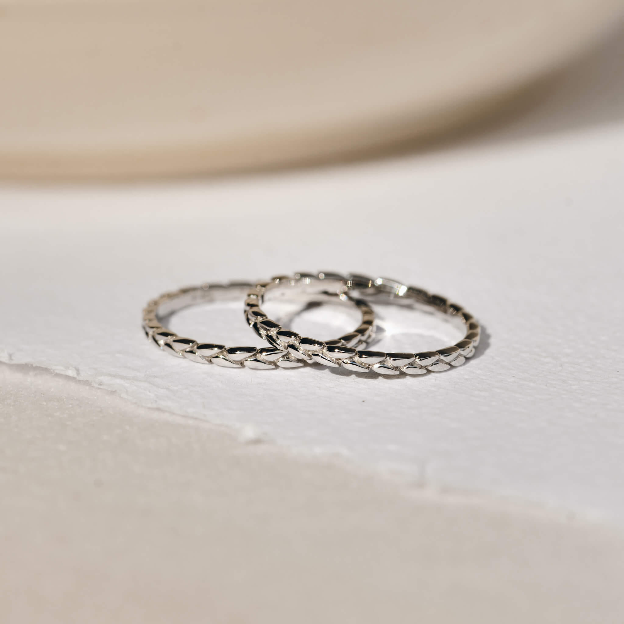 Dainty Braid Stacking Ring