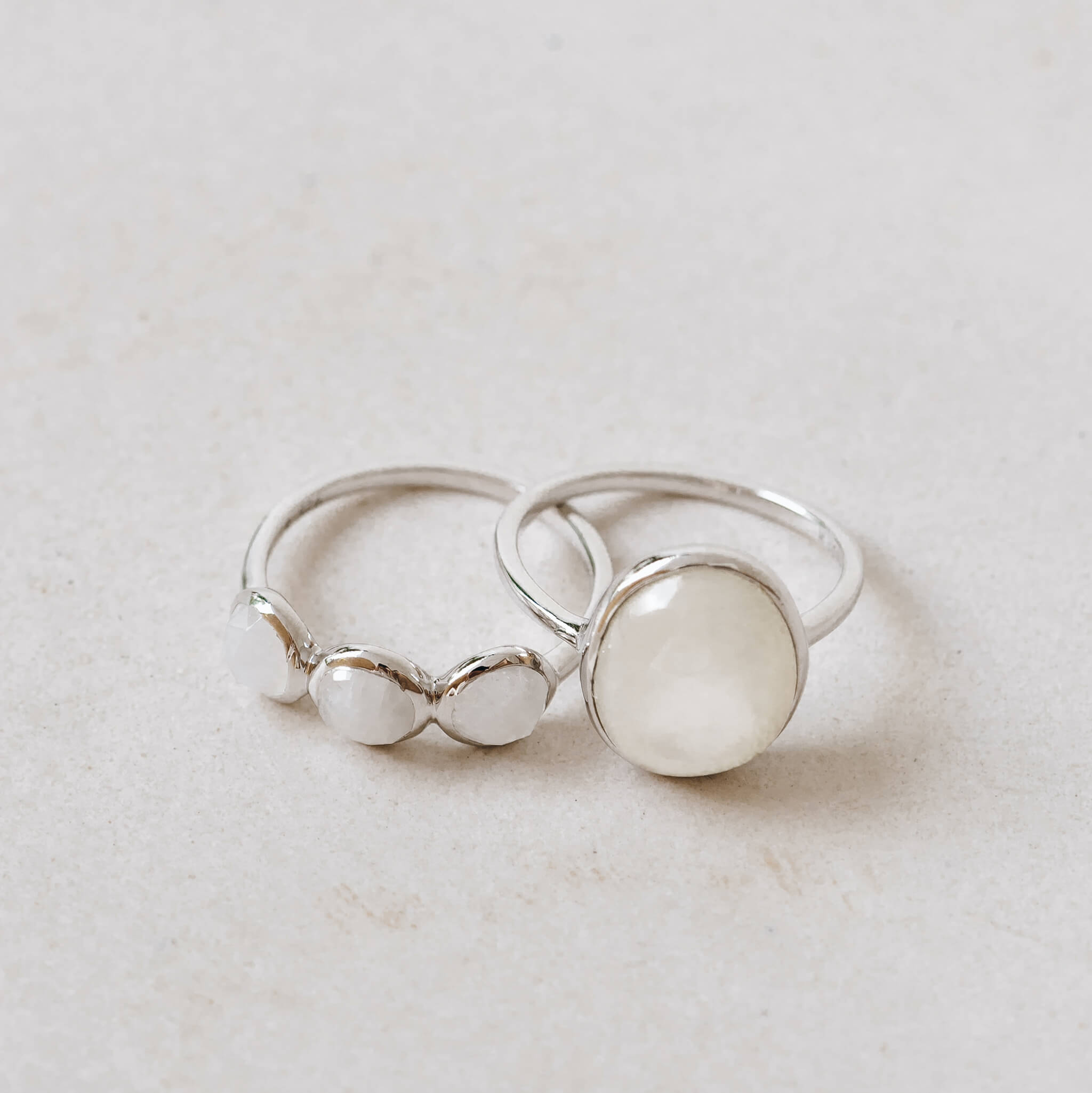 Luminous MOP Statement Ring