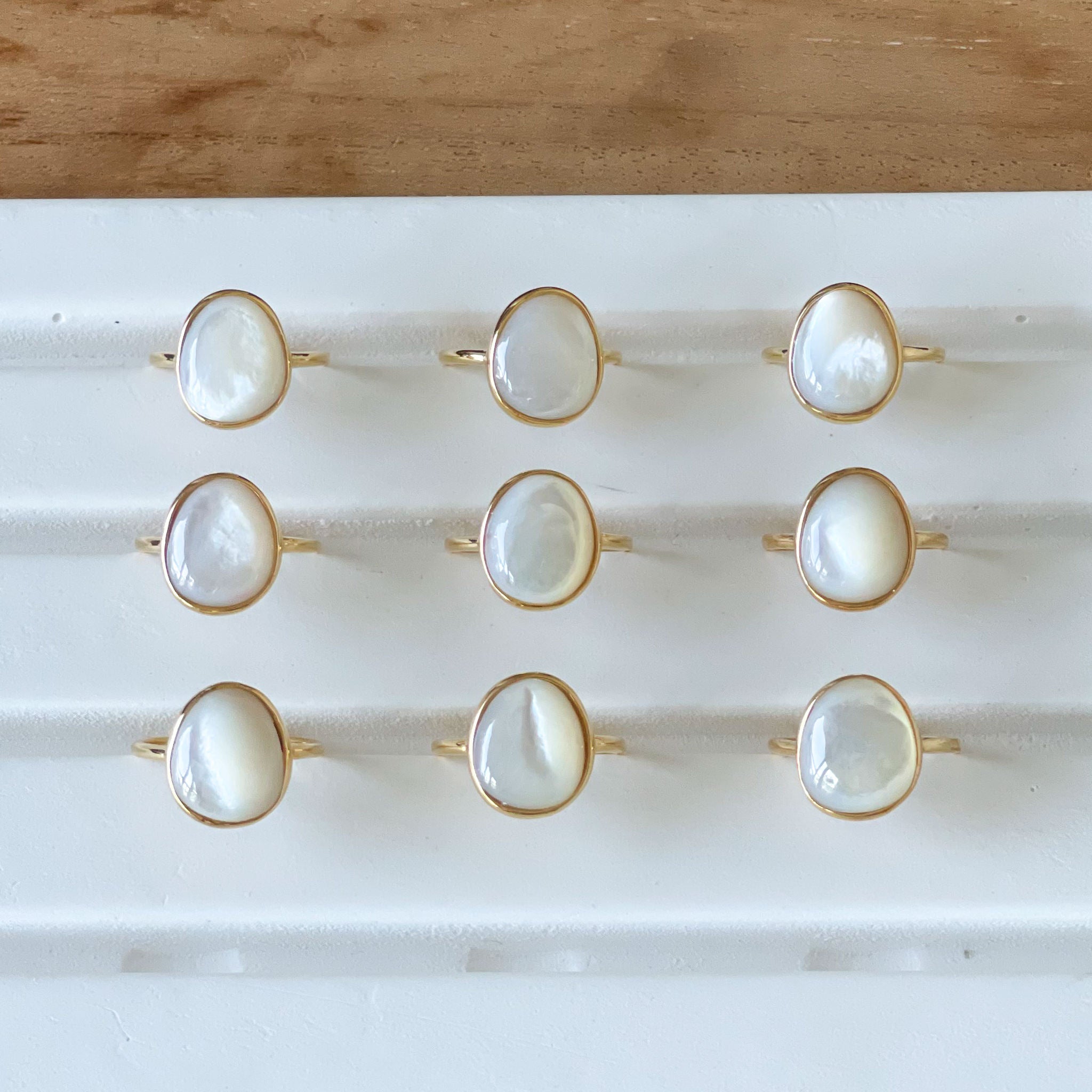 Luminous MOP Statement Ring