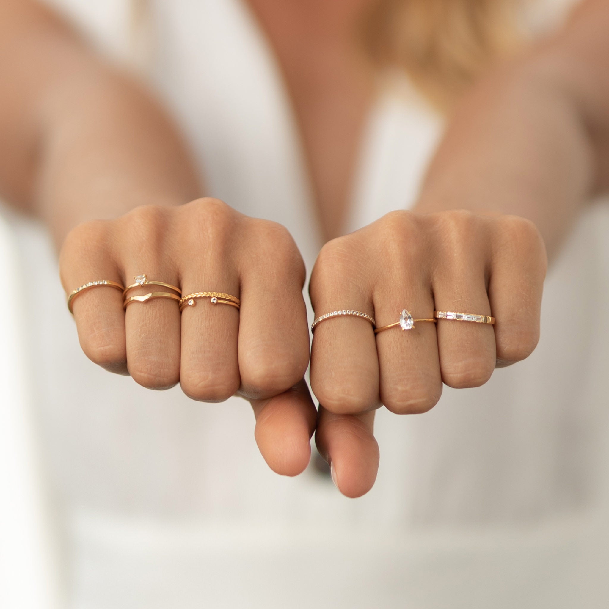 Dainty Braid Stacking Ring