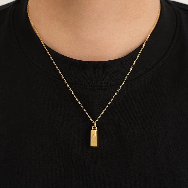 10K Gold Wealthy Nuggets Necklace