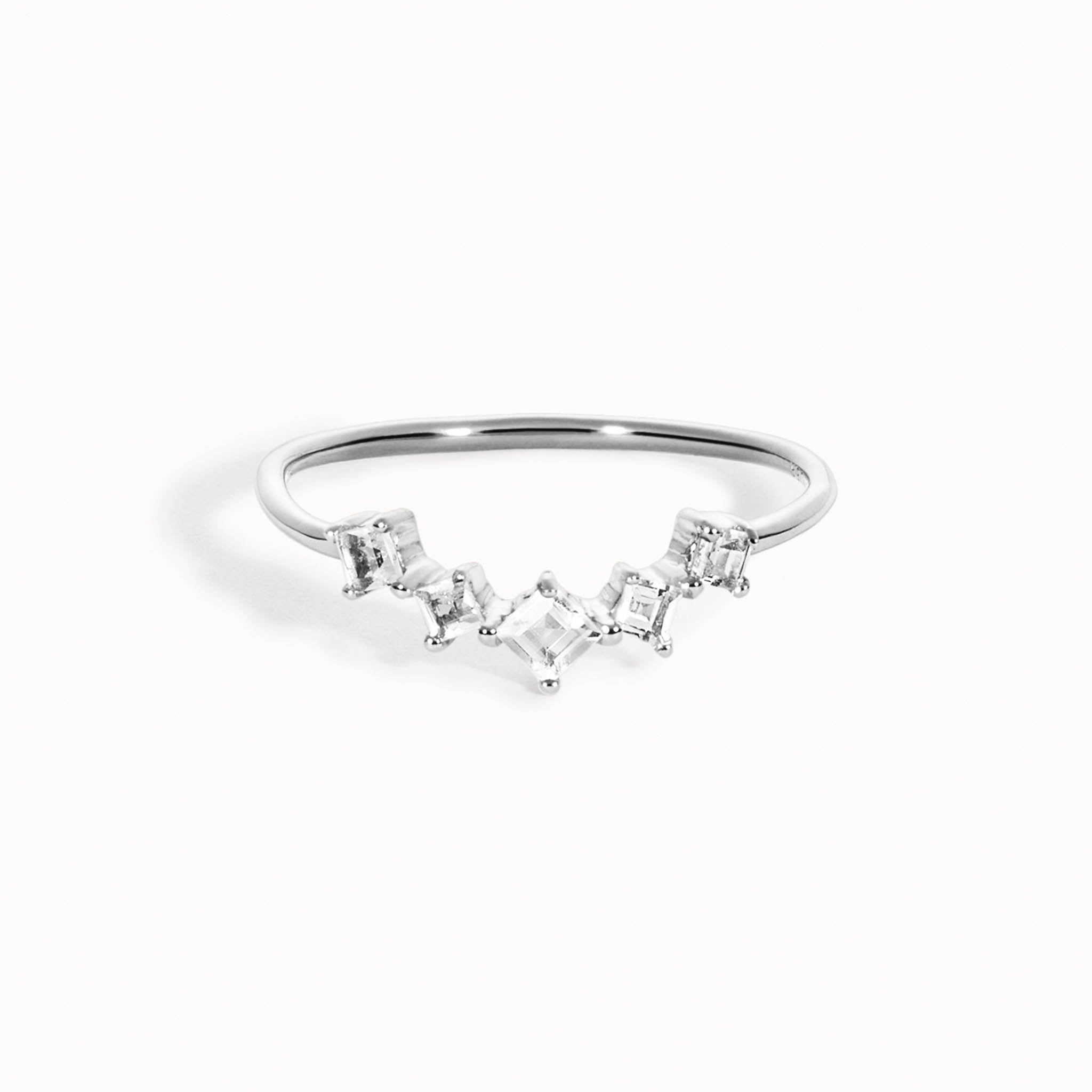Celestial V Topaz Ring