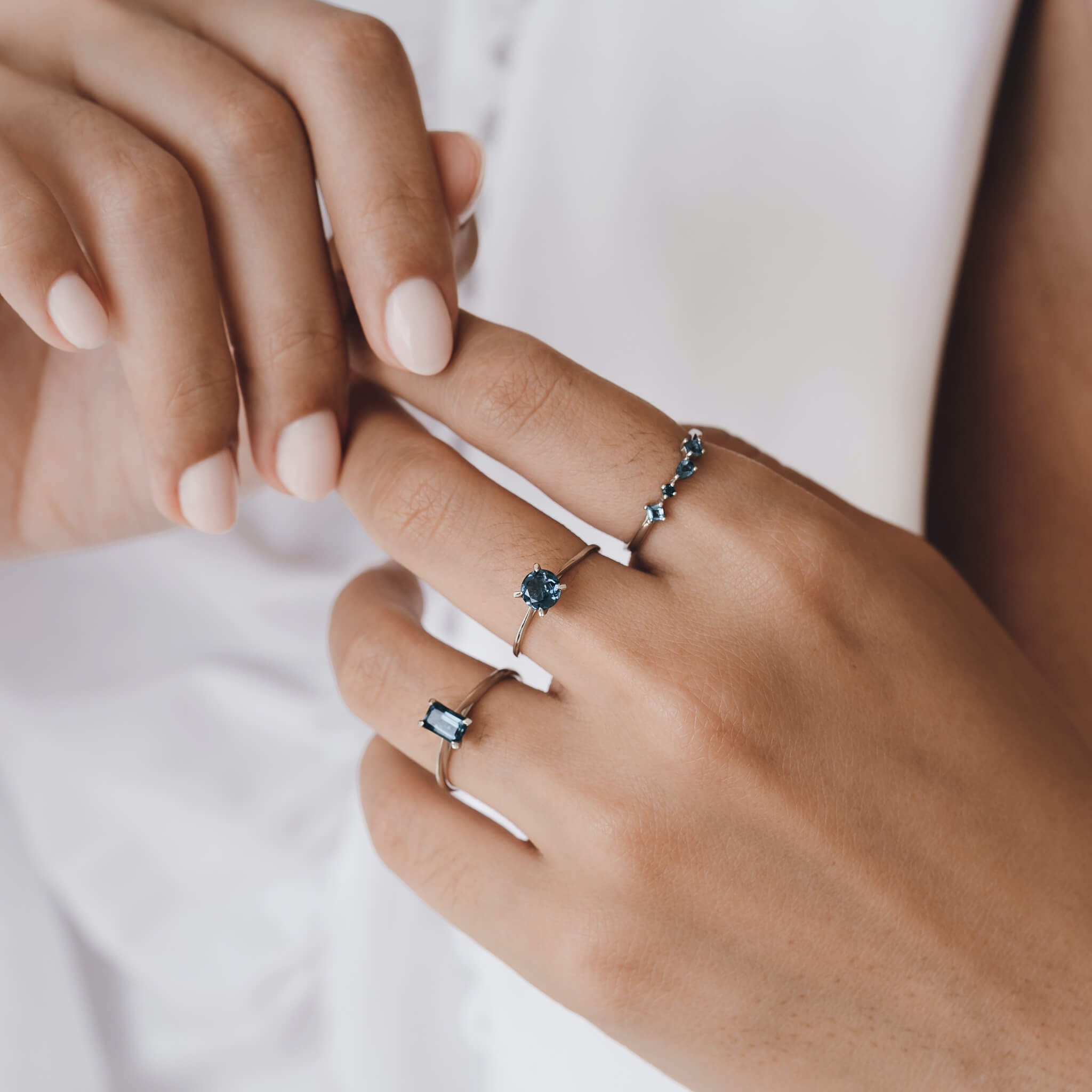Thames Blue Heirloom Ring