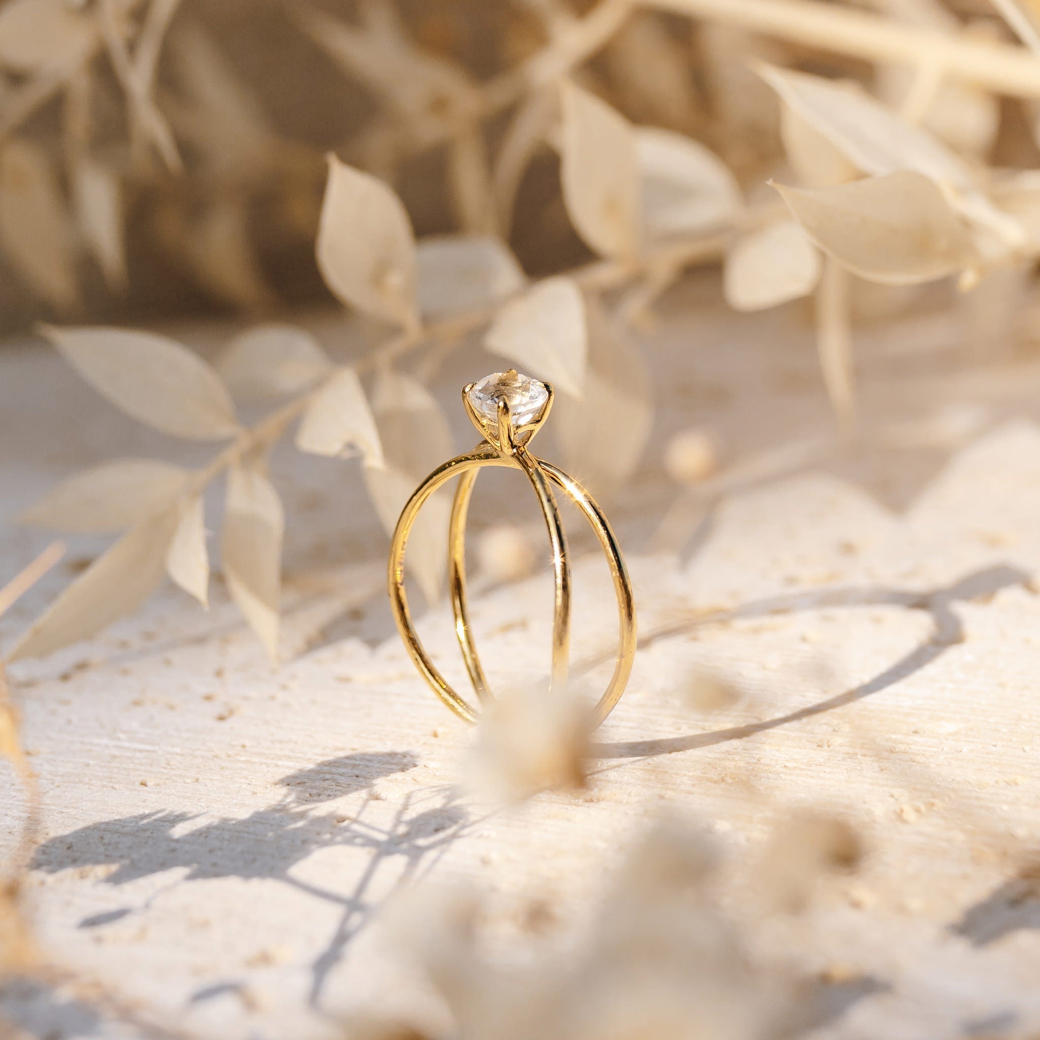 Aura Cross Over Ring