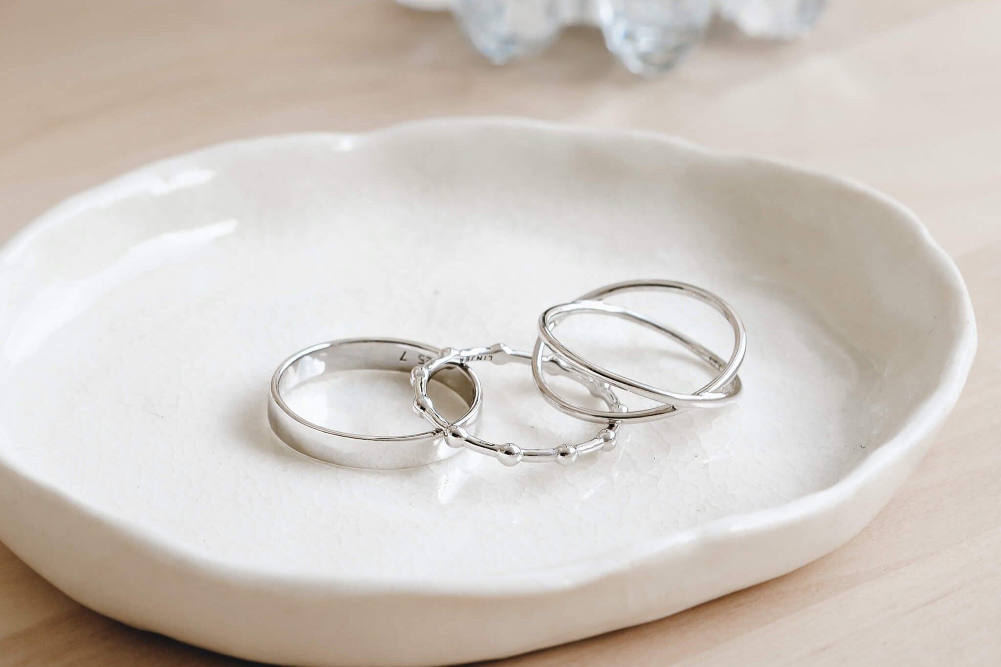 Raanhil Beaded Silver Ring