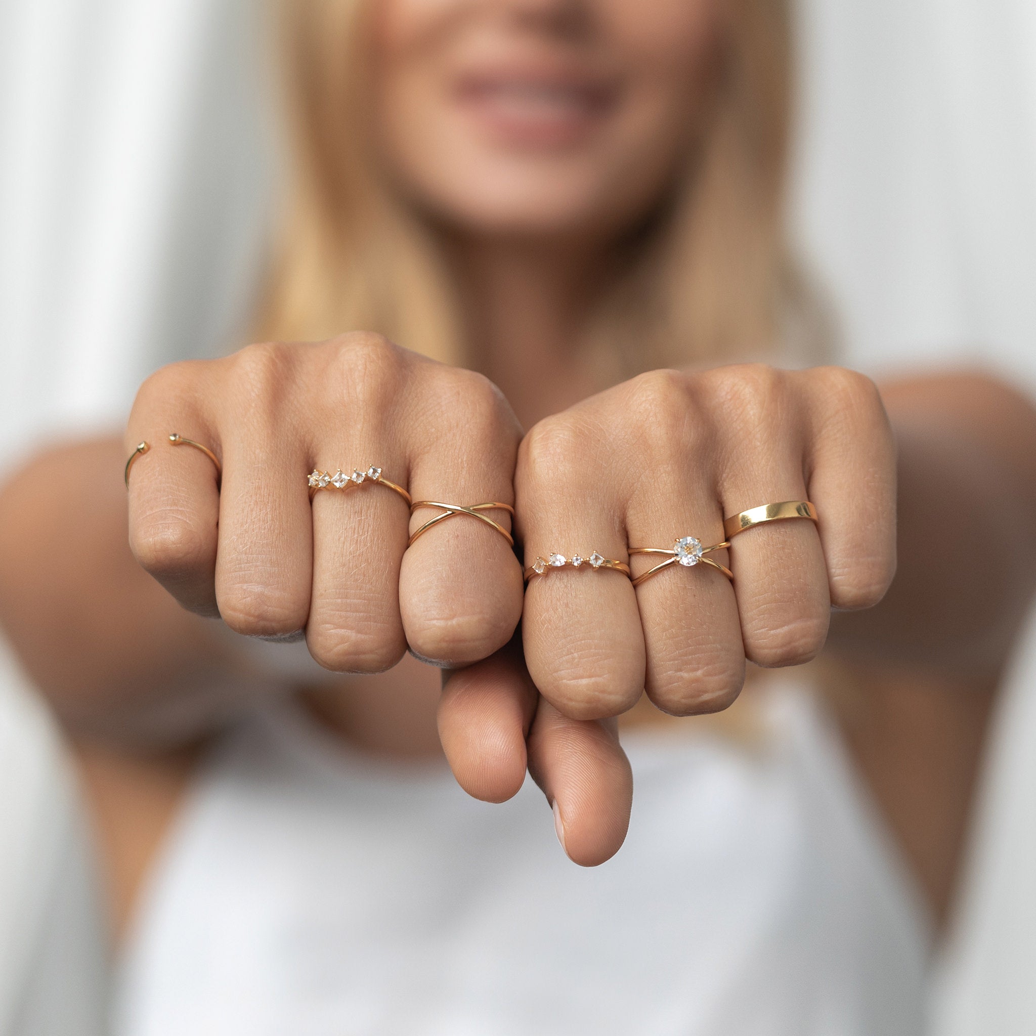 Aura Cross Over Ring
